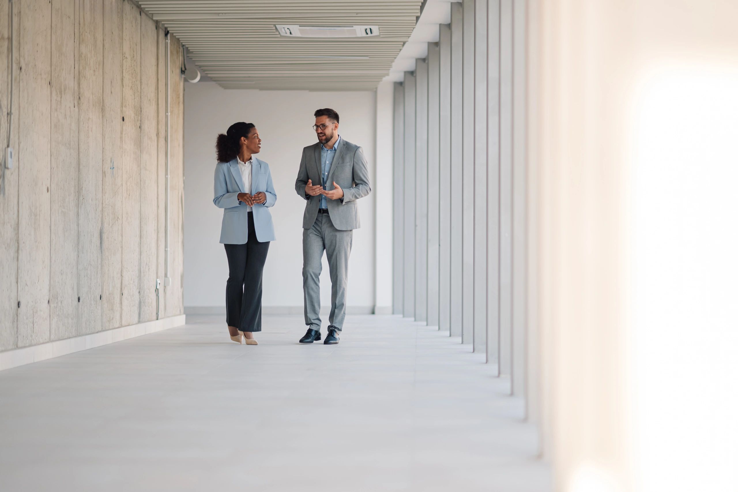 modern commercial office positivity